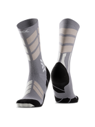 X-SOCKS X-COUNTRY PERFORM MERINO CREW - Seal Grey Light Sand - Crew - 5 of 8