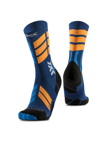 X-Socks Core Natural Graphics Crew Sokken - black/charcoal