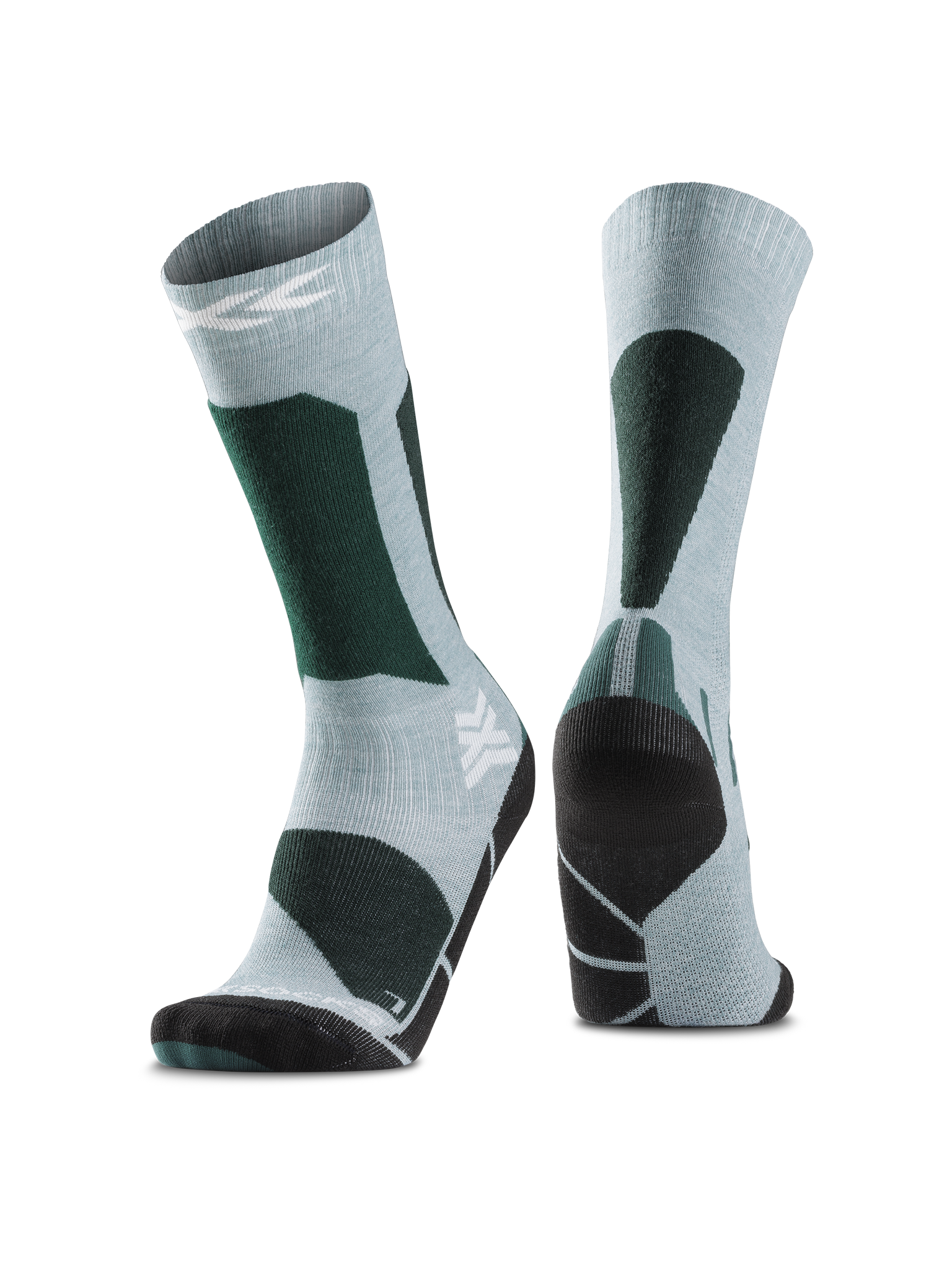 X-SOCKS SKI DISCOVER OTC JR - Sage Green English Lawn - Over The Calf - 3 of 5