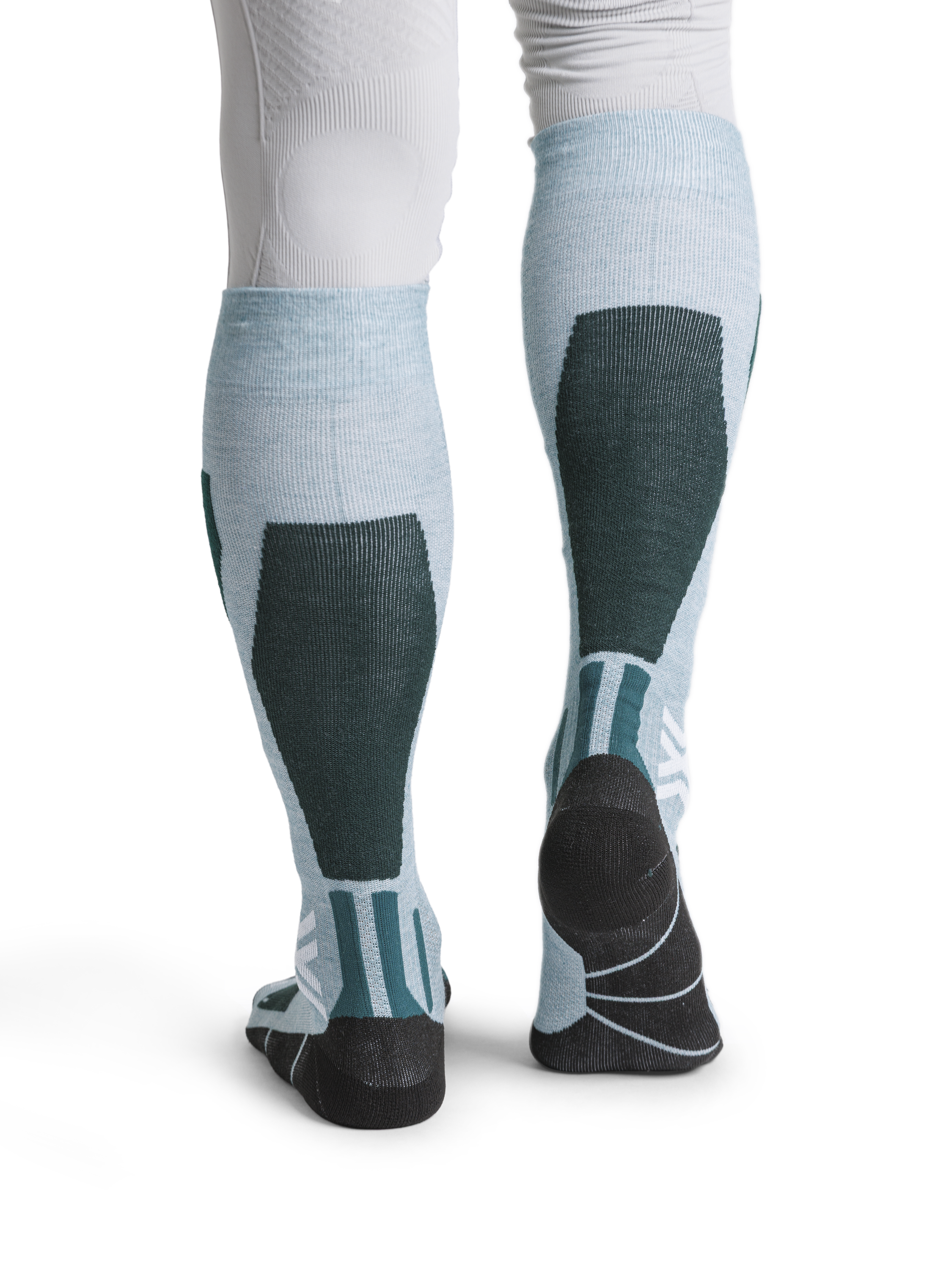 X-SOCKS SNOWBOARD DISCOVER OTC - Sage Green English Lawn - Over The Calf - 12 of 17