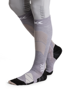 X-SOCKS SKI PERFORM MERINO OTC - Seal Grey Light Sand - Over The Calf - 11 of 20