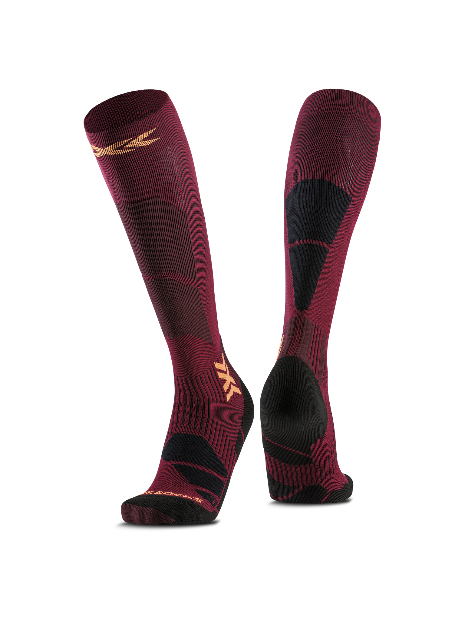 X-SOCKS SKI PERFORM OTC - Dune Red Orange - Over The Calf - 1 of 17