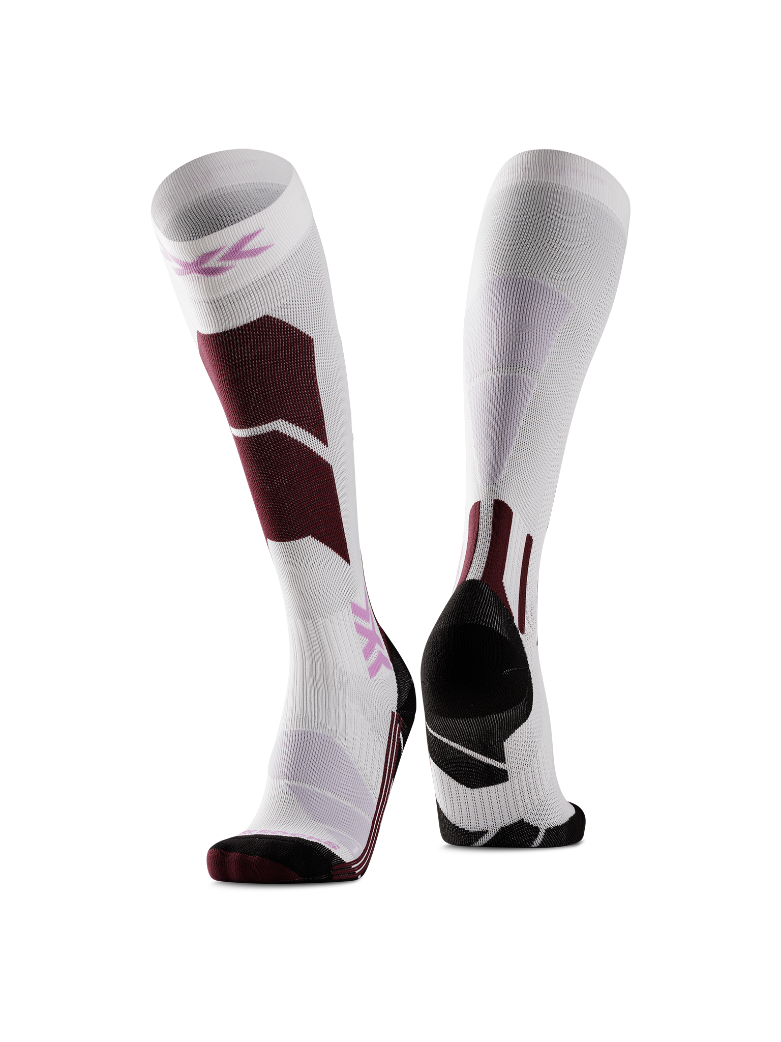 X-SOCKS SKI PERFORM OTC WMN - X White Lavender - Over The Calf - 2 of 3