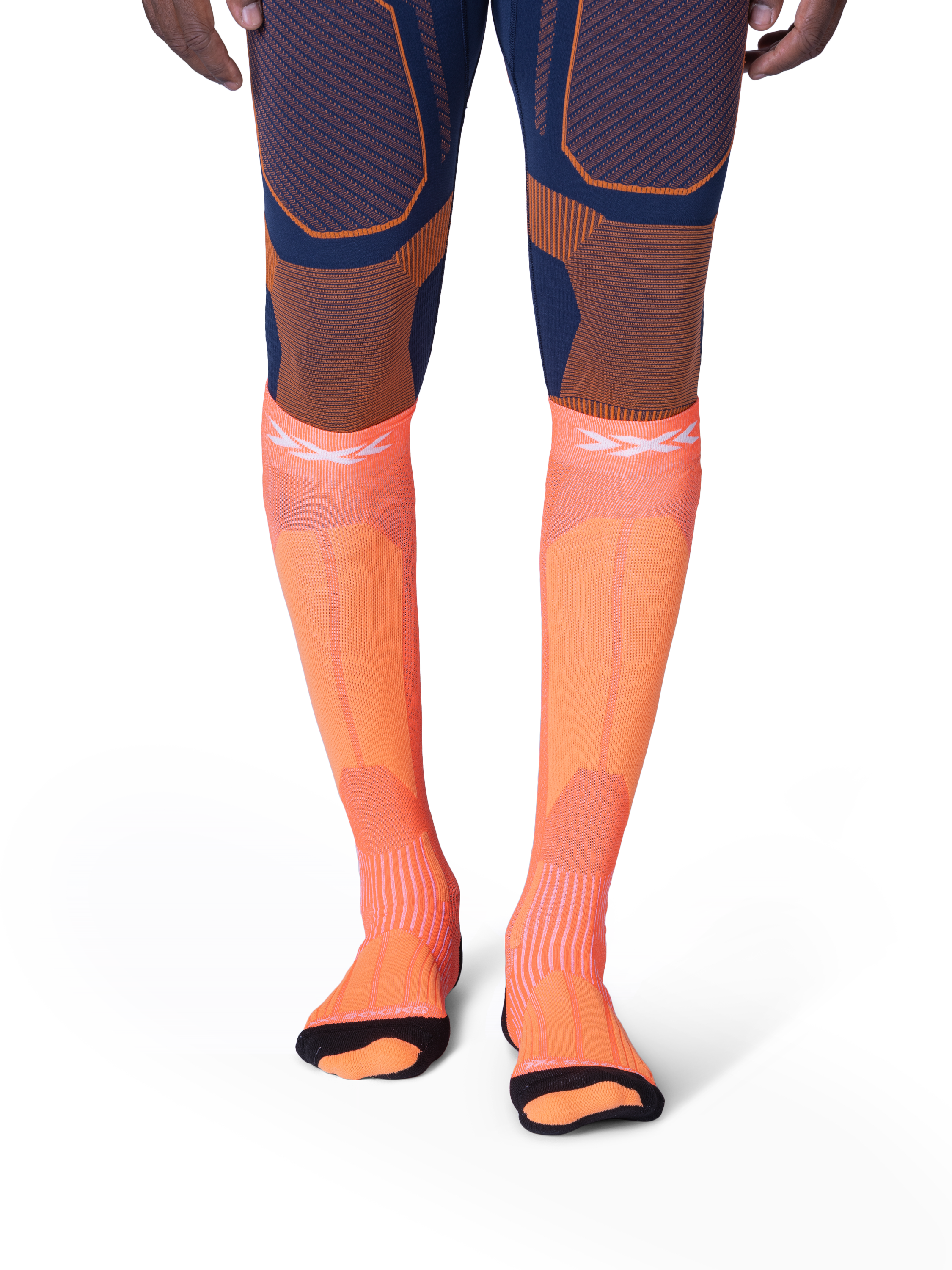 X-SOCKS SKI TOURING PERFORM OTC - Blazing Orange Orange - Over The Calf - 6 of 12