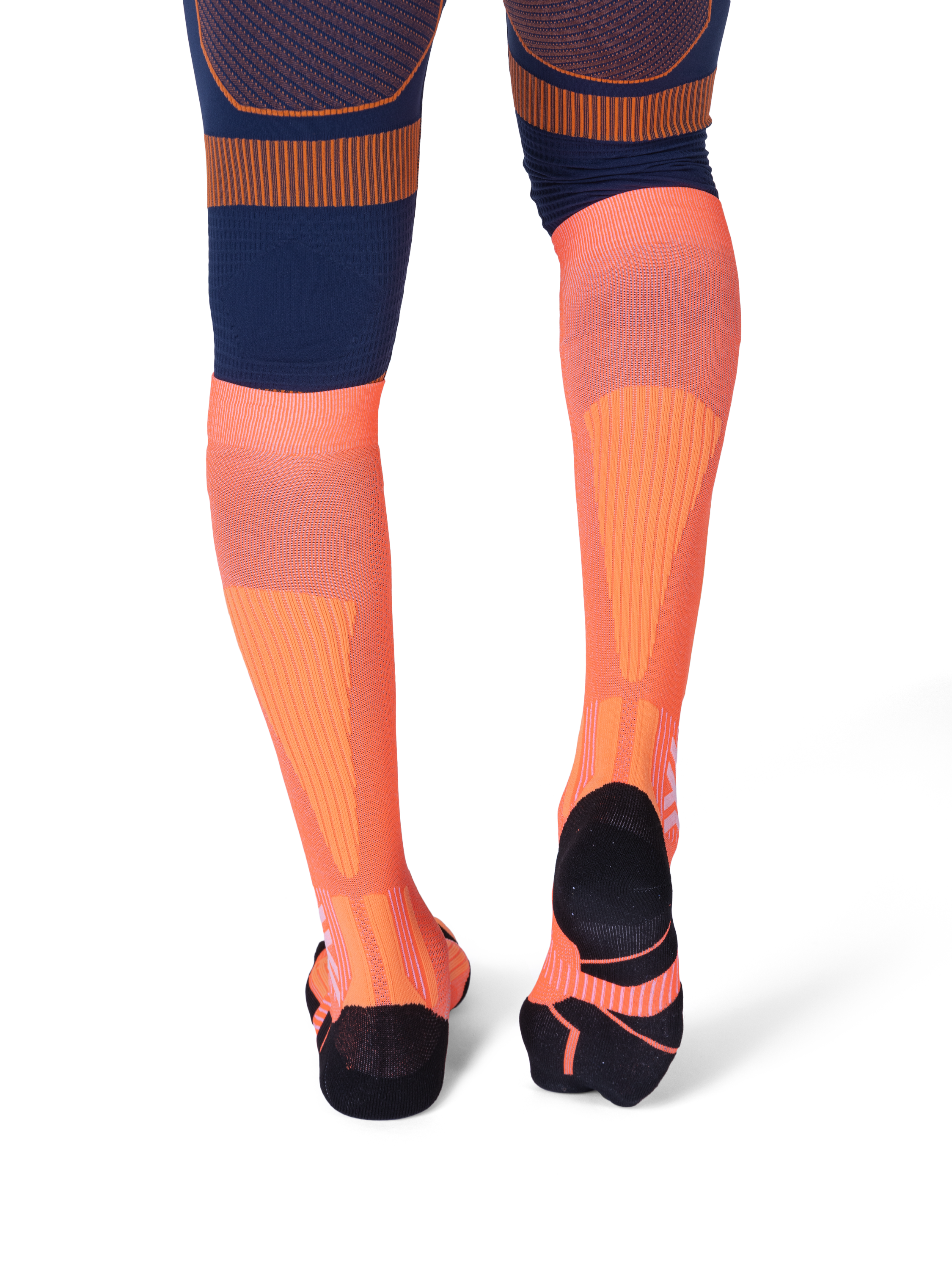 X-SOCKS SKI TOURING PERFORM OTC - Blazing Orange Orange - Over The Calf - 8 of 12