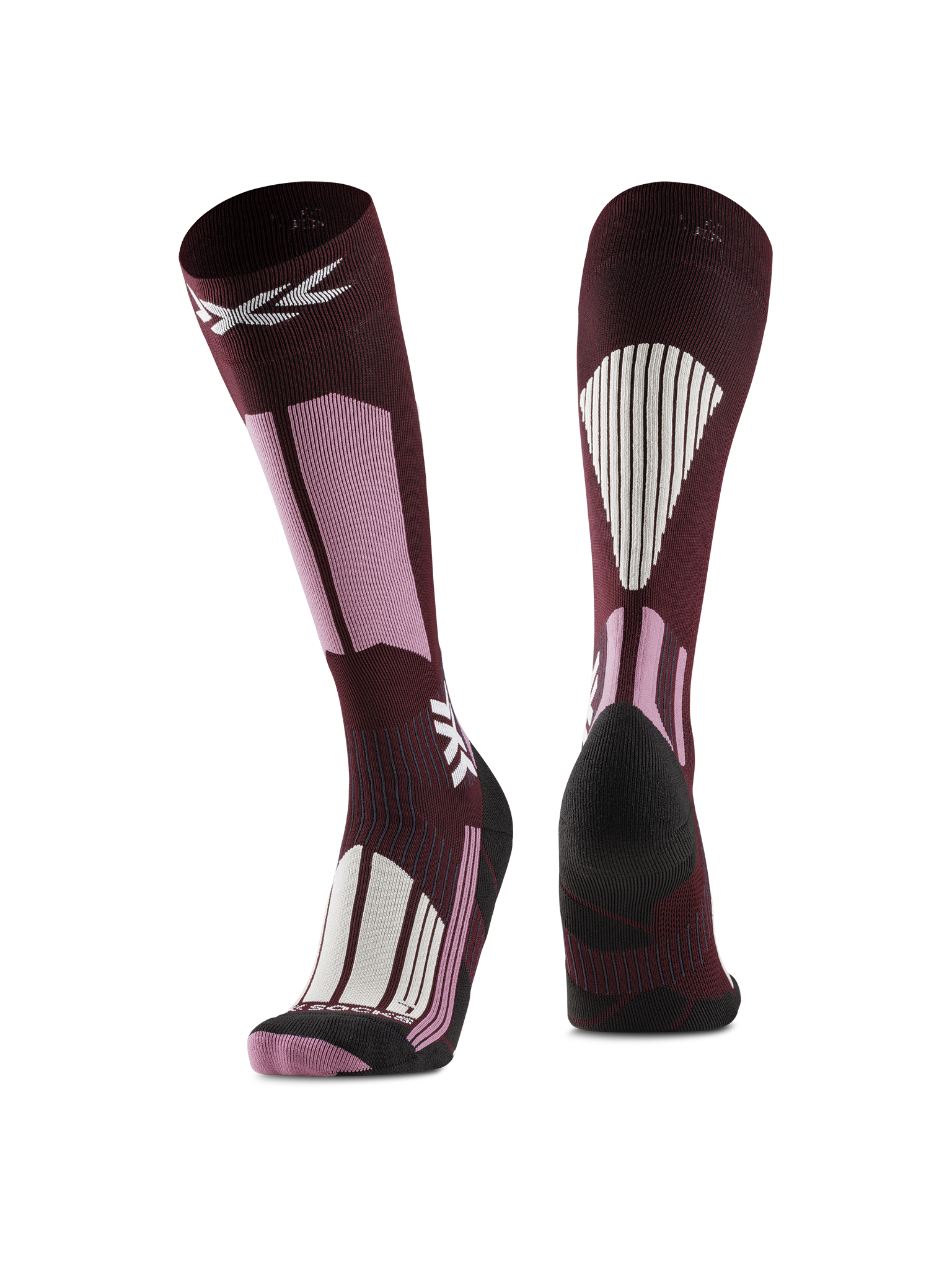 X-SOCKS SKI TOURING PERFORM OTC WMN - Deep Purple Light Sand - Over The Calf - 1 of 4