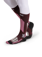 X-SOCKS SKI TOURING PERFORM OTC WMN - Deep Purple Light Sand - Over The Calf - 3 of 4