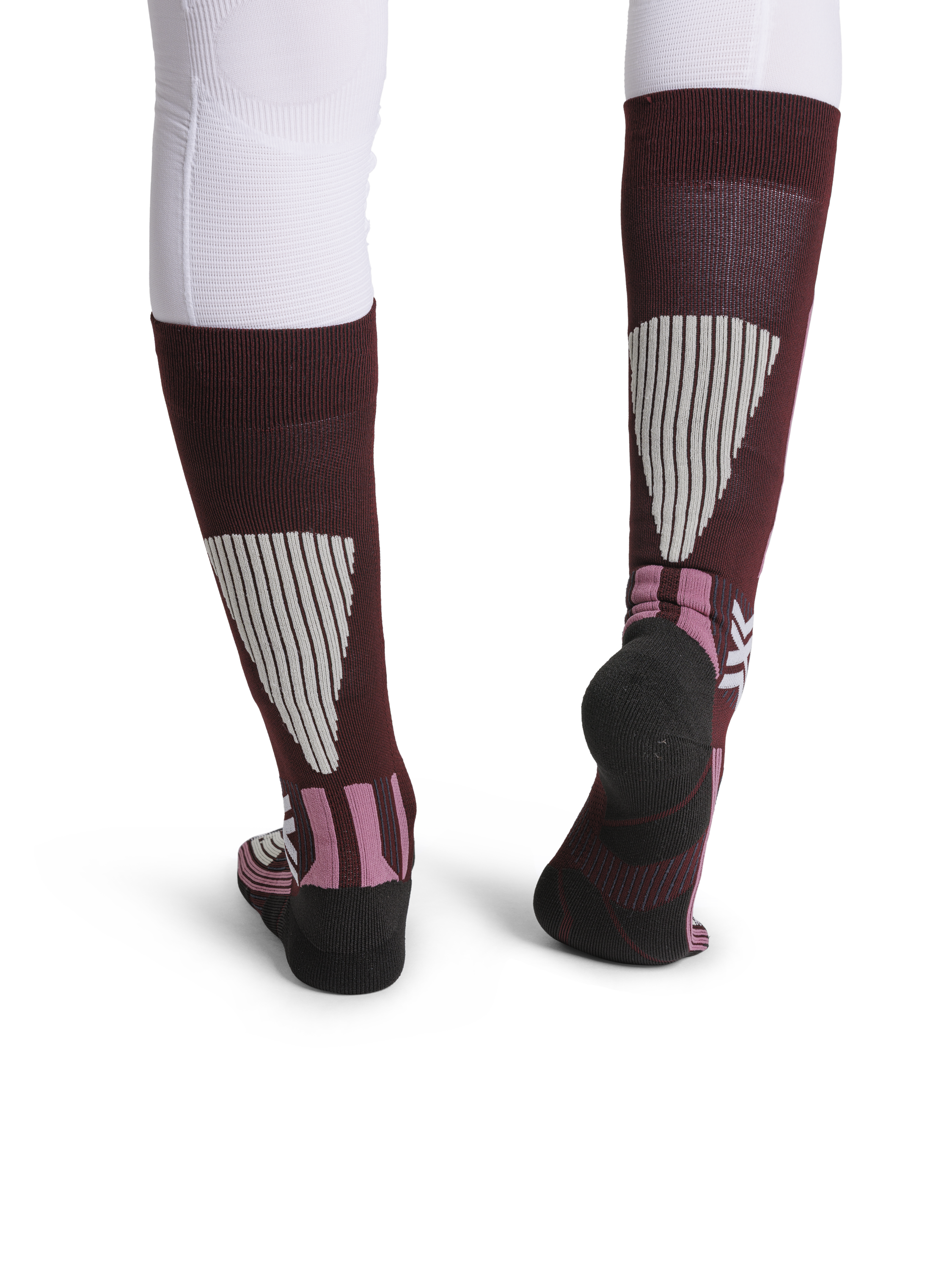 X-SOCKS SKI TOURING PERFORM OTC WMN - Deep Purple Light Sand - Over The Calf - 4 of 4