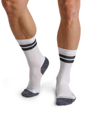 X-SOCKS CORE NATURAL GRAPHICS CREW - Arctic White Pearl Grey - Crew - 6 of 9