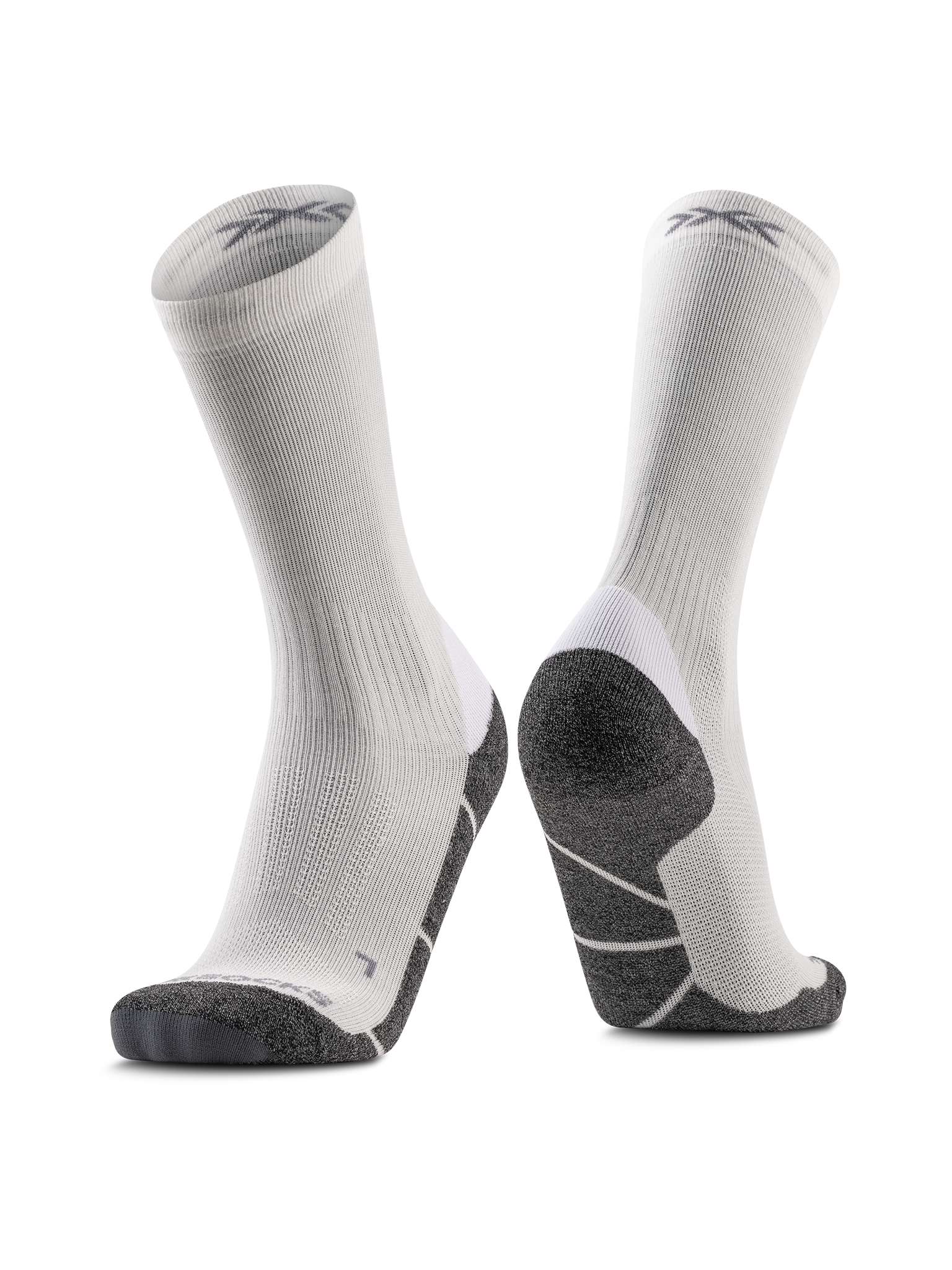 X-SOCKS CORE NATURAL CREW - Arctic White Pearl Grey - Crew - 1 of 9