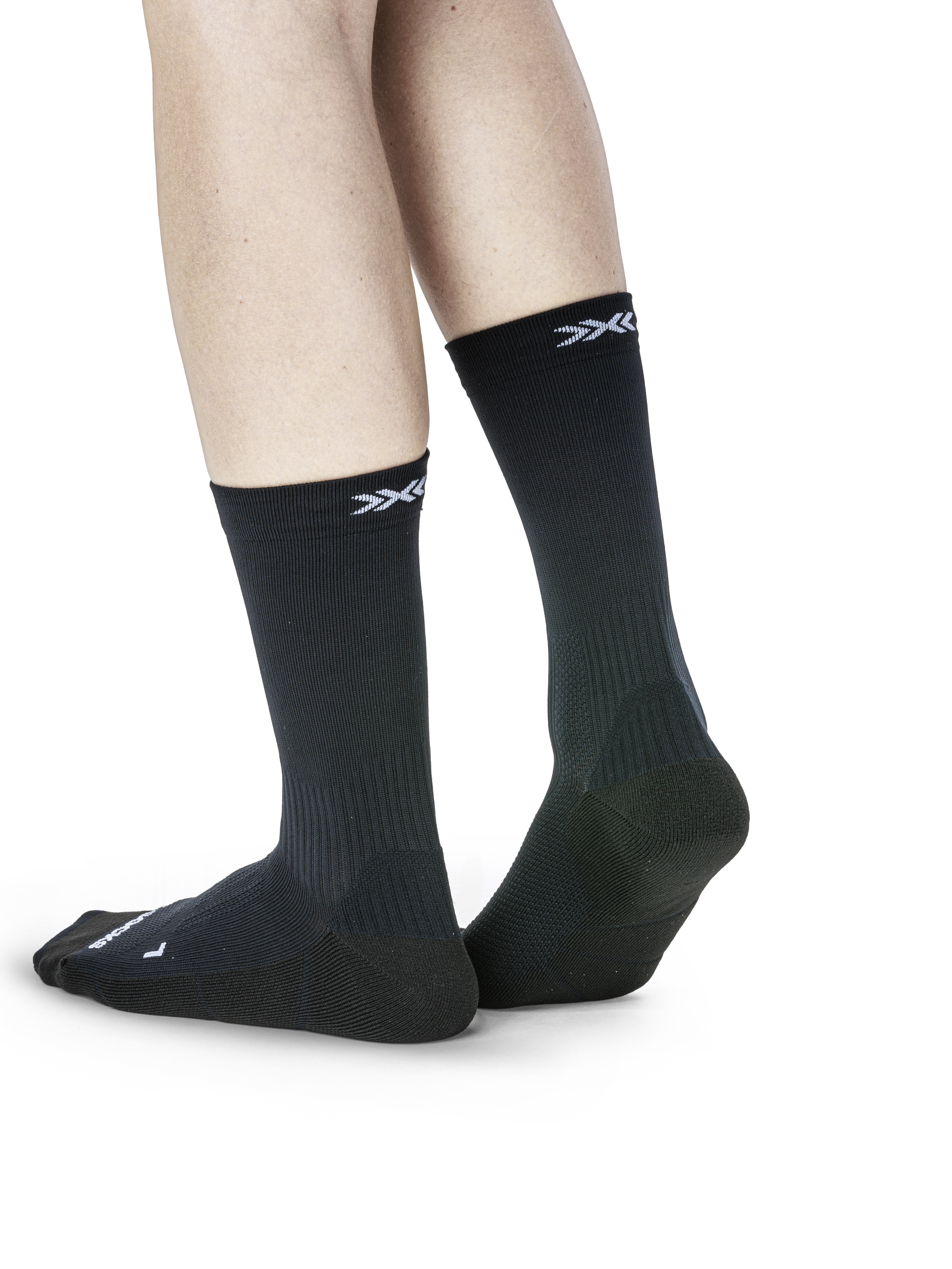 X-SOCKS CORE SPORT CREW - Opal Black Arctic White - Crew - 3 of 9