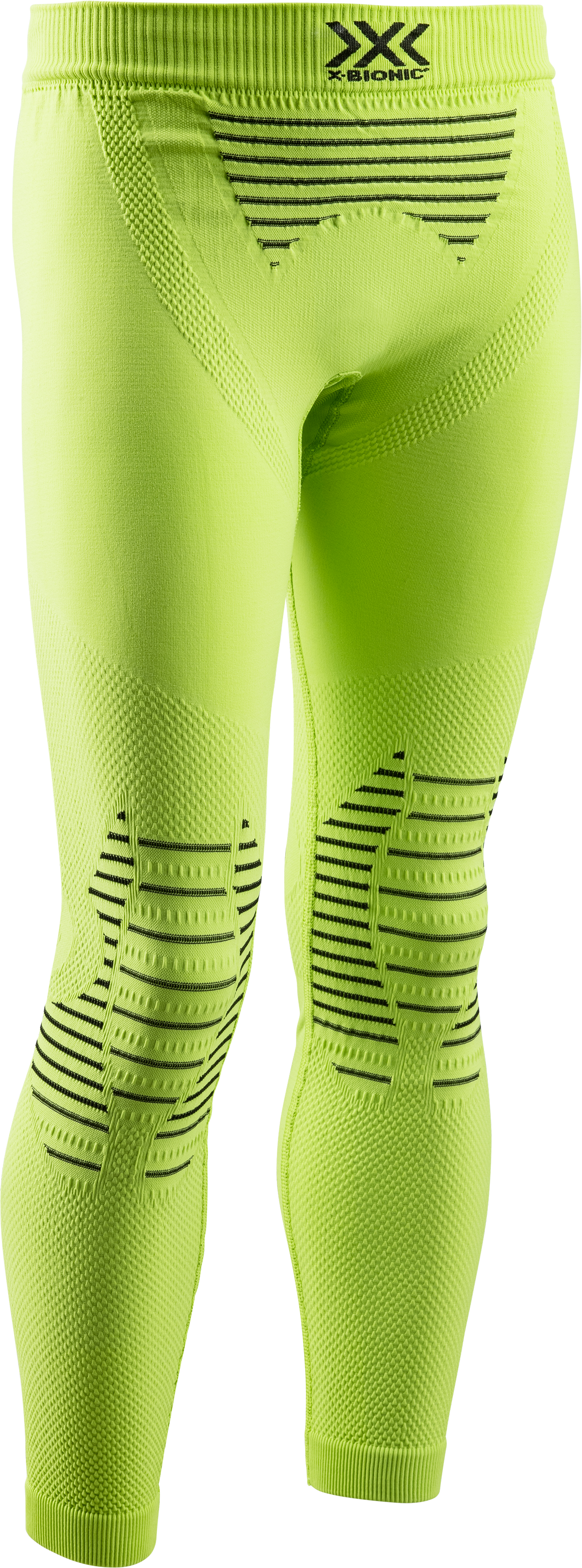 X-BIONIC INVENT 4.0 PANTS JR - Green Lime Black - Pants - 9 of 13