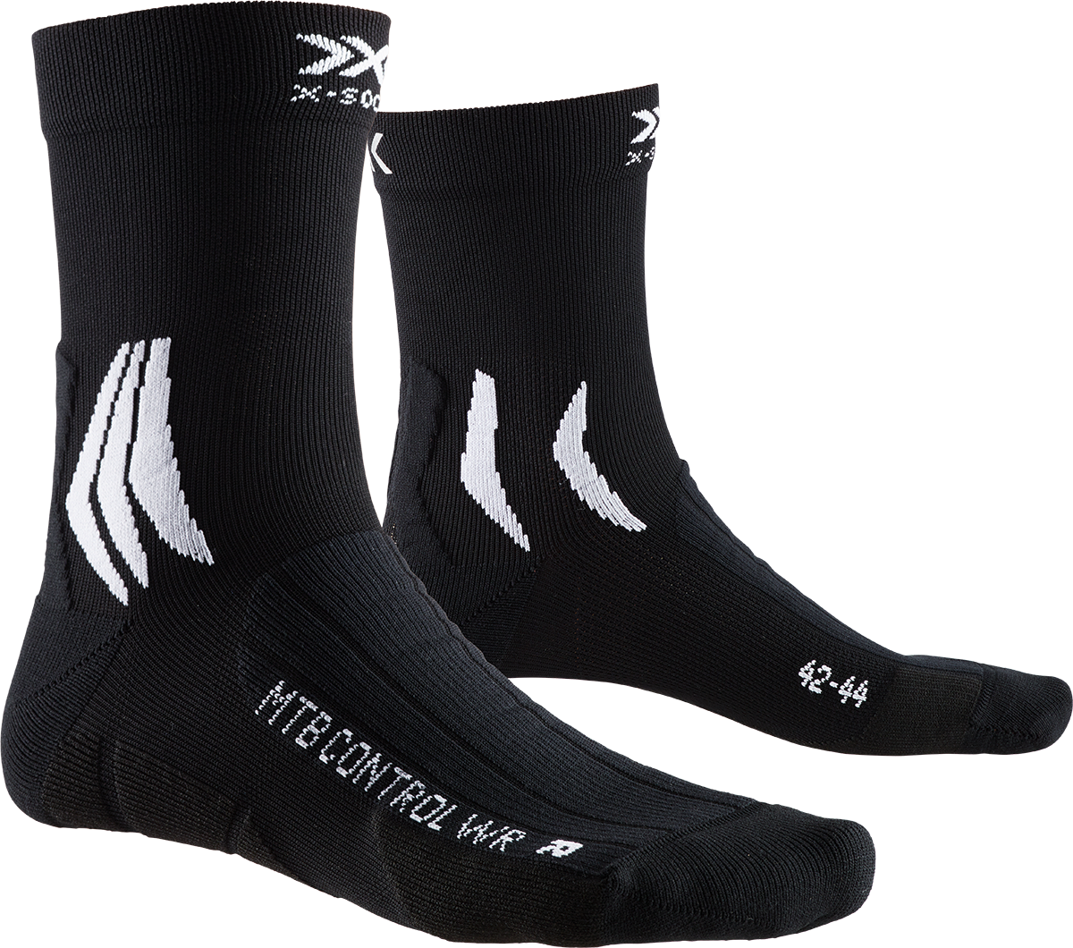 X-SOCKS MTB CONTROL WR - Opal Black Arctic White - Crew - 2 of 4