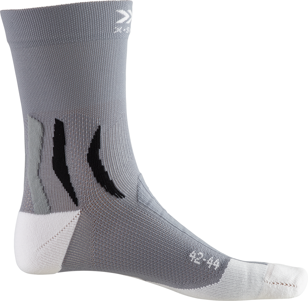 X-SOCKS MTB CONTROL WR - Arctic White Dolomite Grey - Crew - 4 of 4