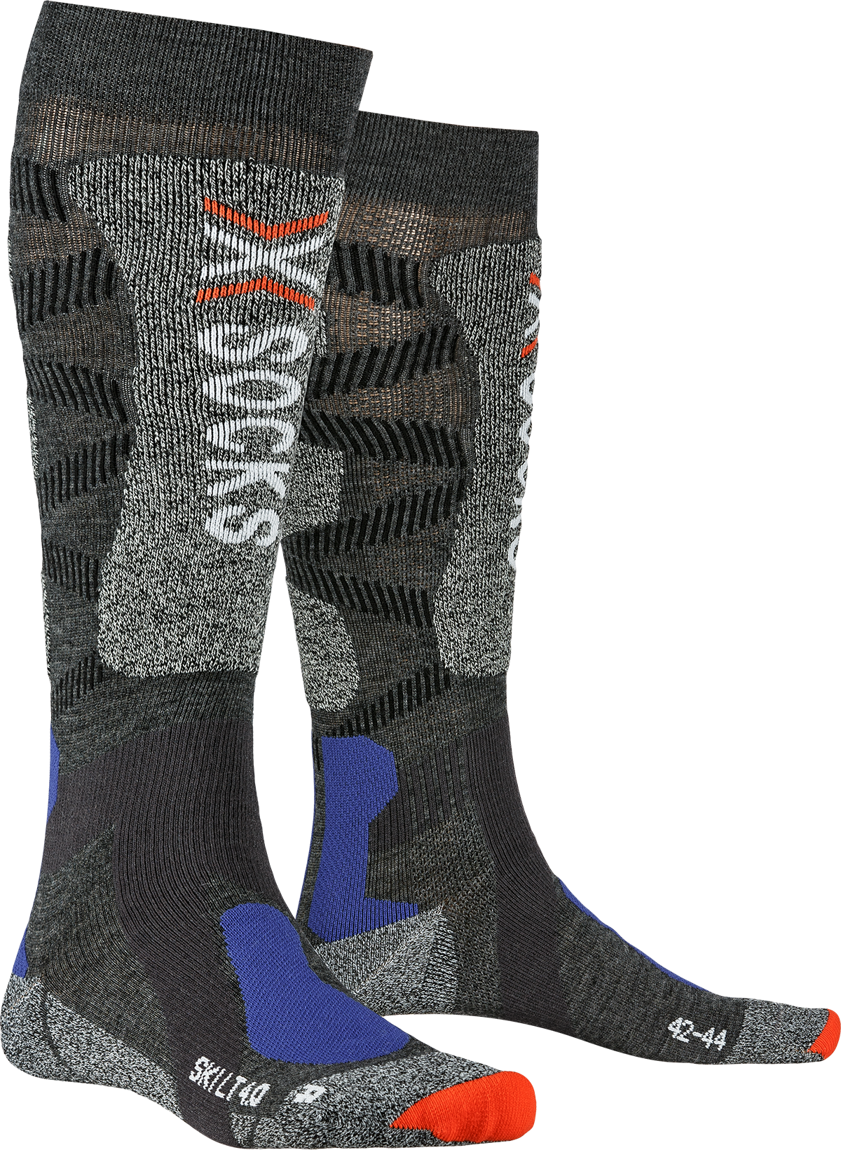 Chaussettes X Socks Ski Control 4.0 Noir Orange - Hiver 2023